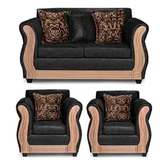 ADONIS LEUDH - Living 2+1+1 Caburgua Envejecido Negro X