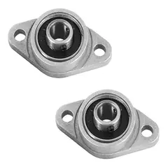 BIGBAMSPACE - Kfl08 Rodamiento 8mm Con Soporte Chumasera Cnc (pack De 2)