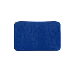 GENERICO - Bajada De Cama Baño Alfombra De Baño Azul