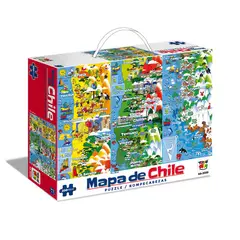 TOYNG - Puzzle 200 Piezas Mapa De Chile -