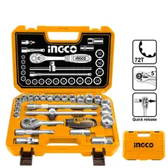 INGCO - Set Dados Y Chicharra Industrial 25 Piezas 12 Hkts12251