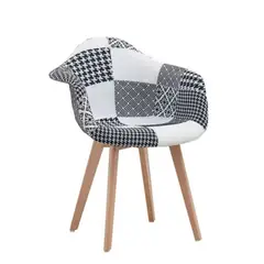 HABITA2 CHILE - Butaca con apoyabrazos Patch Wood - Chess