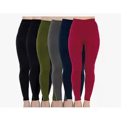 OEM - Pantalón Calza Forro Polar Mujer Colores - Gris Talla única