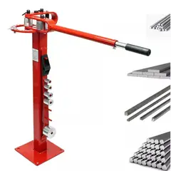DICAS - Dobladora De Fierros Pletinas Y Tubos Manual Con Pedestal Ferrawyy