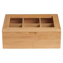 URBAN PRODUCTS - Caja Organizador de té Bamboo