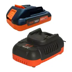 LUSQTOFF - Set Batería Y Cargador Iron Volt 18v 2Ah Litio