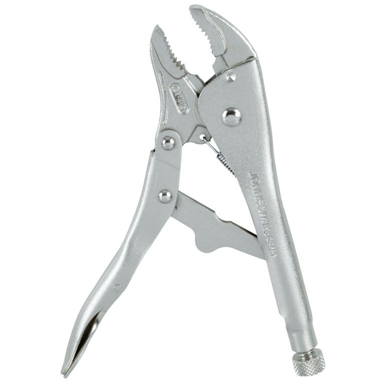 ALICATE CAIMAN CURVO CON CORTADOR 10 PULGADAS