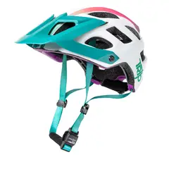 TRIP - CASCO BICI ENDURO WHITE/TURQUOISE