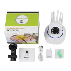 GENERICO - Camara Ip Wifi Hd Motorizada Audio Vision Nocturna 360°