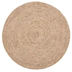 GENERICO - ALFOMBRA REDONDA YUTE 150CM