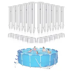 KUANGYE - Kit 12 Pasadores Para Piscina Estructural Varias Medidas