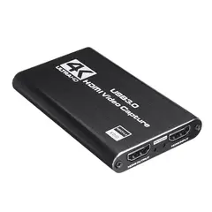 VDVO - Capturadora de Vídeo 4K HDMI Streaming USB 30 - Negro
