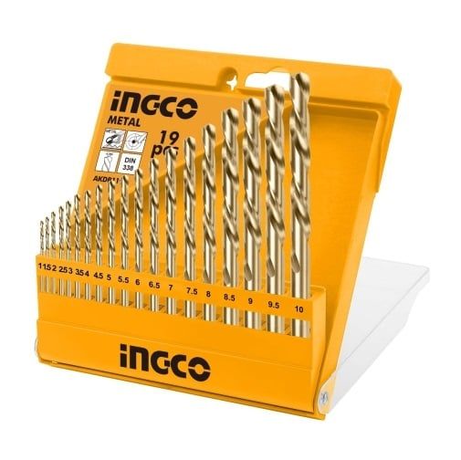 Set Brocas Para Metal 19 Piezas 1-10Mm Akdb1195