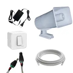 GENERICO - Kit de Alarma con Botón de Pánico 30W