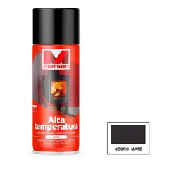 MARSON - PINTURA EN SPRAY ALTAS TEMPERATURAS NEGRO 485ML