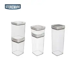 STOREWARE - Set 5 Contenedores Herméticos Alimentos 5 un Kiosclub