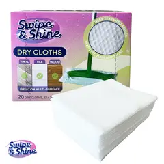 SWIPE AND SHINE - Set 20 Recargas Mopas Secas 20 un