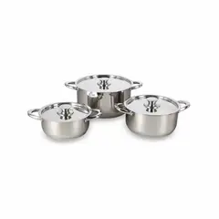 WENS - BATERIA 6 PIEZAS ACERO INOXIDABLE