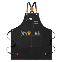 GENERICO - Pechera Delantal Cocina Barbacoa Parrilla Premium Peluquero