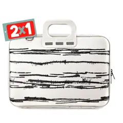 BOMBATA - BOLSO BLACK & WHITE PARA NOTEBOOK 156