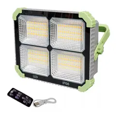 ESHOPANGIE - Reflector Led Portátil Recargable Panel Y Usb 4tipos De Luz