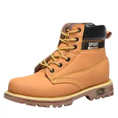 TIOZONEY - Bototo de seguridad Hombre - Amarillo