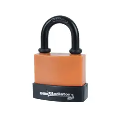 GLADIATOR - CANDADO RECTANGULAR WATERPROOF 55mm