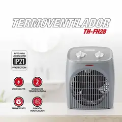 THOMAS - Termoventilador Th-fh28 Color Gris