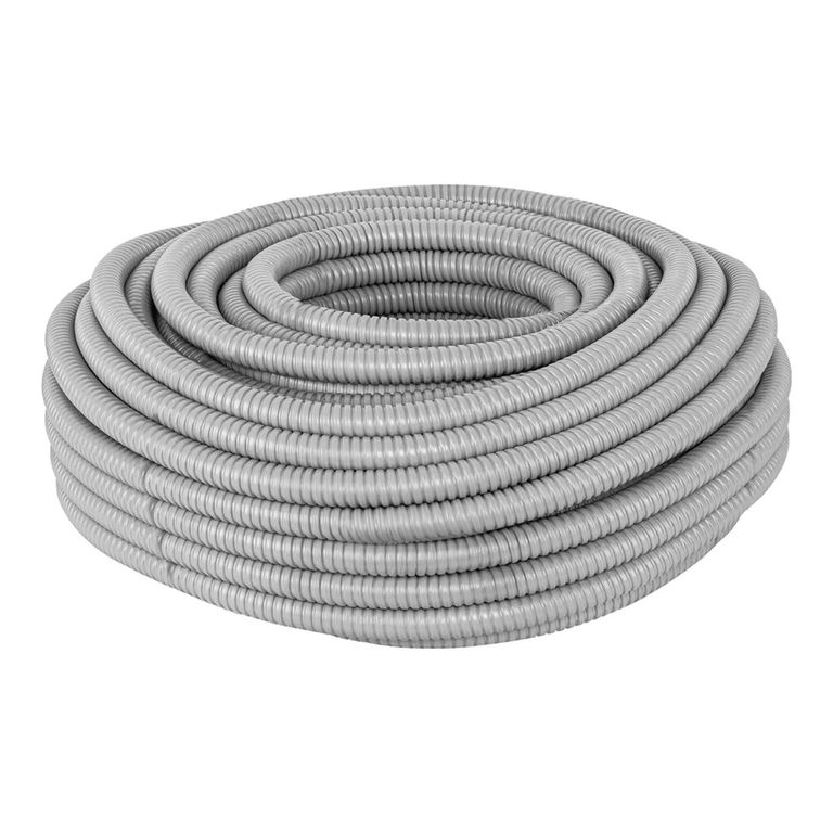 Tubería Conduit Flexible Metálica con PVC 63mm Rollo 15mts SEC