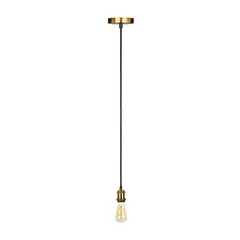 MICRO - Lámpara colgante vintage e27 para led Bronce