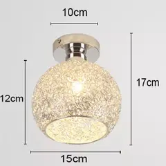MICRO - Lampara de techo moderna e27 luz colgante 60w
