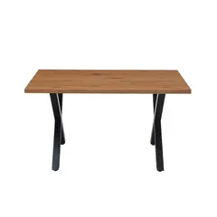 HABITA2 CHILE - Mesa Rectangular Cross Industrial Natural 140x90 cm