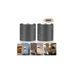 MICRO - Set de 2 Lámparas LED de exerior