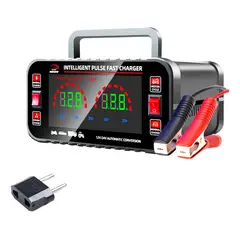 EVERSO - Cargador Batería Inteligente Rápido 12v24v 10a Auto Y Moto