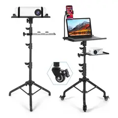EVERSO - Soporte Para Proyector Trípode Portátil Ajustable 68 A 131cm-