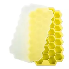 GENERICO - Cubetera molde de silicona para 37 minicubos de hielo de panal