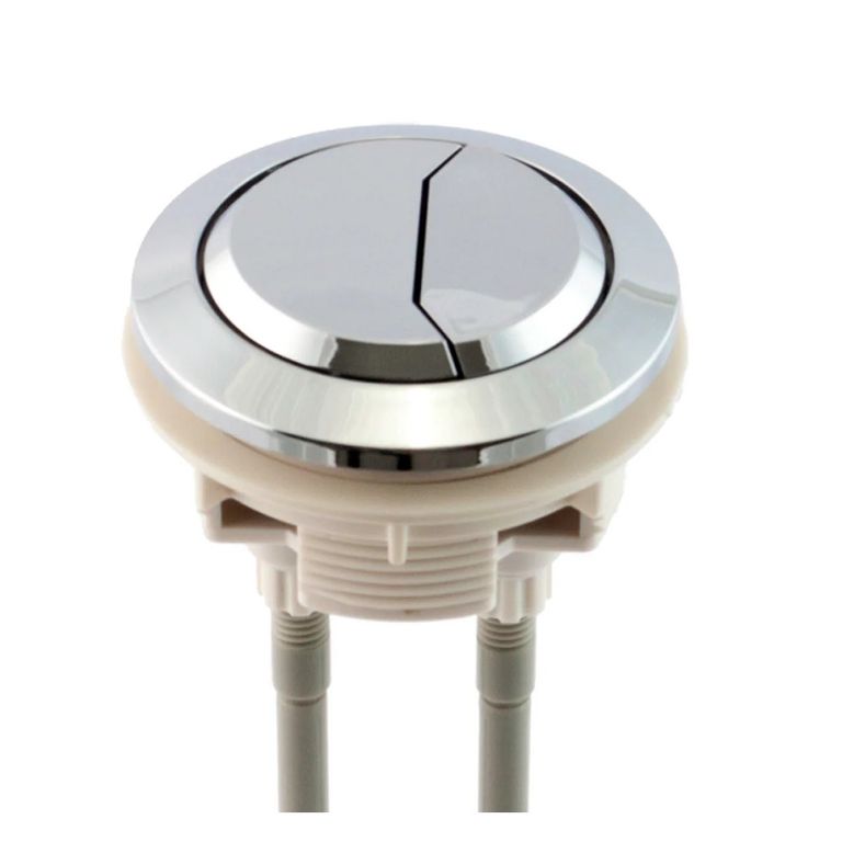 BOTON DE WC CROMADO 2-ETAPAS 58MM CTE.