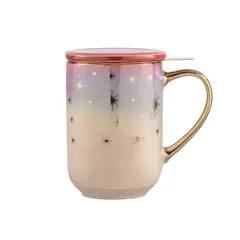 ADAGIO TEAS - Mug Bhoro Cerámica Fucsia 425 ml