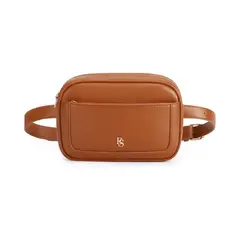 ECOSUSI - Banano Moderno de Cuero Vegano - Marrón