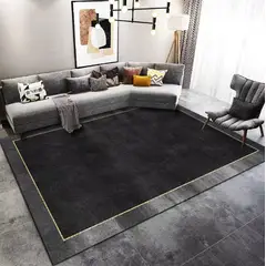 GENERICO - Alfombras Lisas Antideslizantes 160x200 Diseños 3d De Living