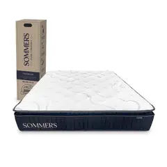 SOMMERS - Colchón 1 Plaza Comprimido Premium 90x190x27 Cm Kiosclub