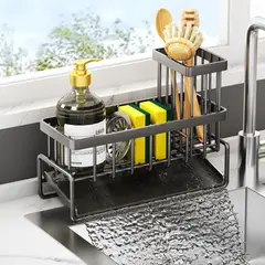 GENERICO - Porta Esponja Fregadero Con Organizador Resistente Humedad