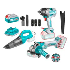 TOTAL TOOLS - Tosli240789 Kit De Herramientas Eléctricas