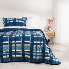 MASHINI - Plumon Sherpa -sherpa 2 Plaza tartan