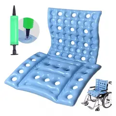 KUANGYE - Cojín Antiescaras Ortopédico Inflable Celda De Aire + Bombín