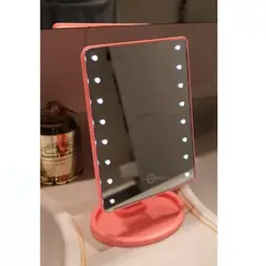 GENERICO - Espejo De Maquillaje Con Luces LED Bandeja