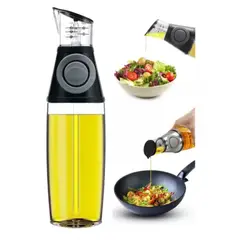 GENERICO - Botella Medidora de Aceite y Vinagre Fácil Precisa y Elegante 500 ml