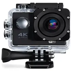 GENERICO - Cámara Deportiva 4k Wi-fi Sumergible 30mts Ultra Hd