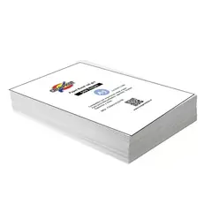 CREA PRINT - Resma Lisa Blanca Opalina A4 Pack 50 Hojas 200 Gr