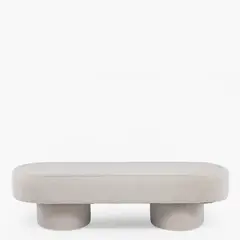 FORM DESIGN - Banqueta Tapizada Benji Crema Form
